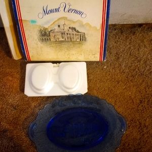 Avon soap and plate